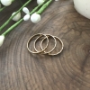 layered gold rings