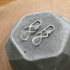 infinity dangle earrings