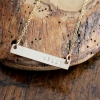 personalized skinny bar necklace