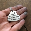 heart shaped quote necklace