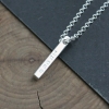 woman's personalized necklace