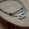men's leather necklace