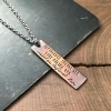 custom pronouns strength necklace