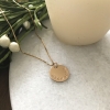 round coin pendant necklace