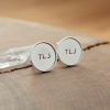 custom initials cuff links