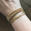gold layering bracelet