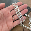 handcrafted silver men's chain