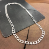 large sterling silver square curb chain