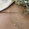 gold star layering necklace