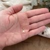 dainty gold star necklace