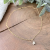 minimal star necklace