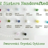 Swarovski crystal birthstone ckoice