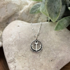 sterling silver anchor necklace