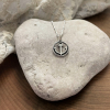 woman's anchor necklace