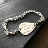 men's when words fail music speaks bracelet