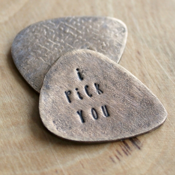 personalized guitar pick