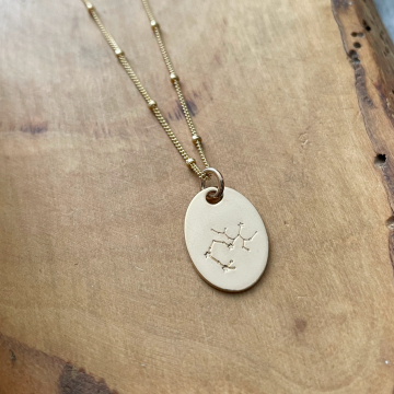 gold constellation necklace
