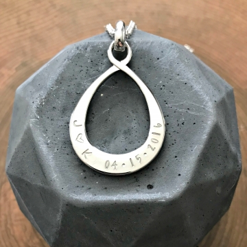 Personalized Infinity Necklace