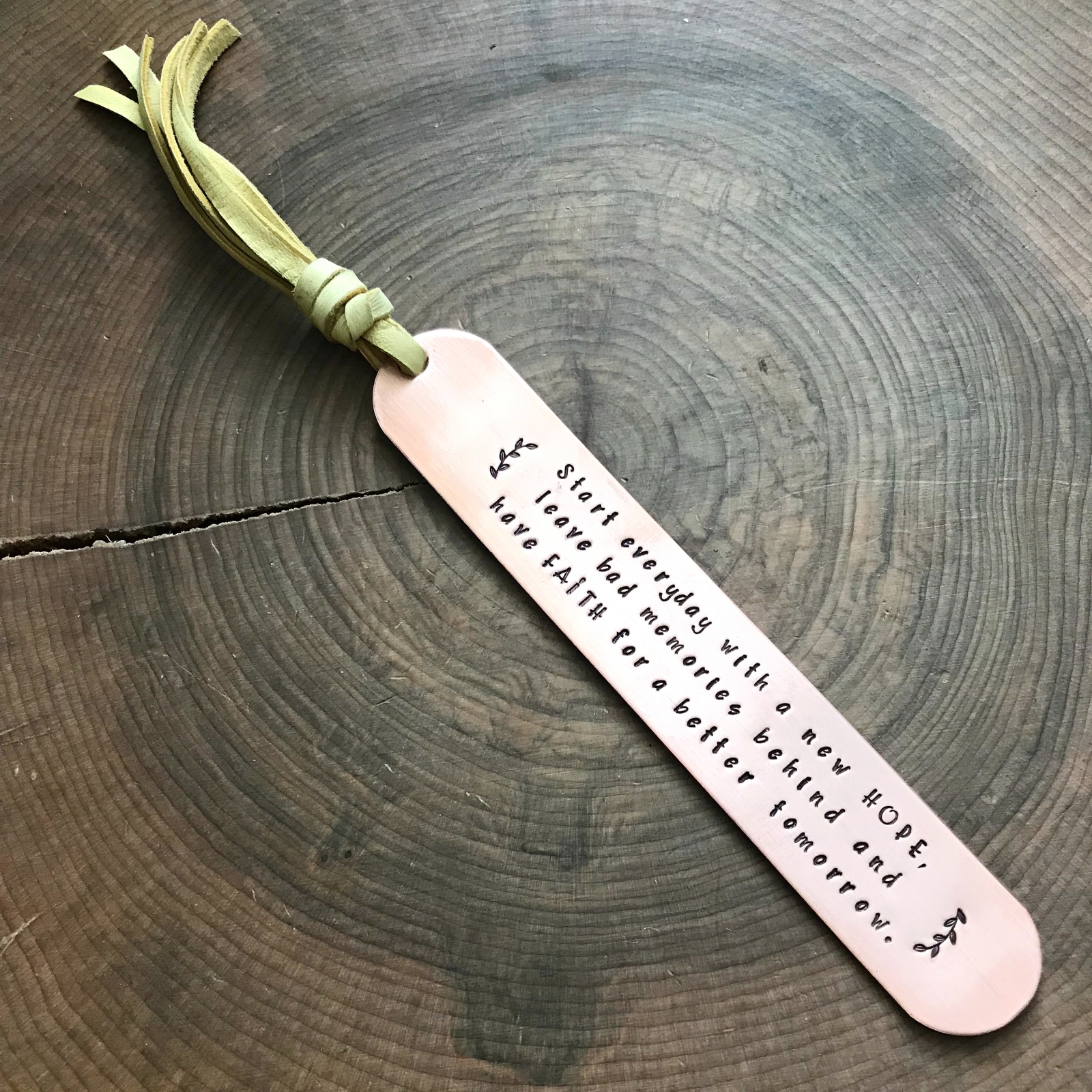 Personalized Bookmark, Custom Message Bookmark - Frances Bookmark | 2