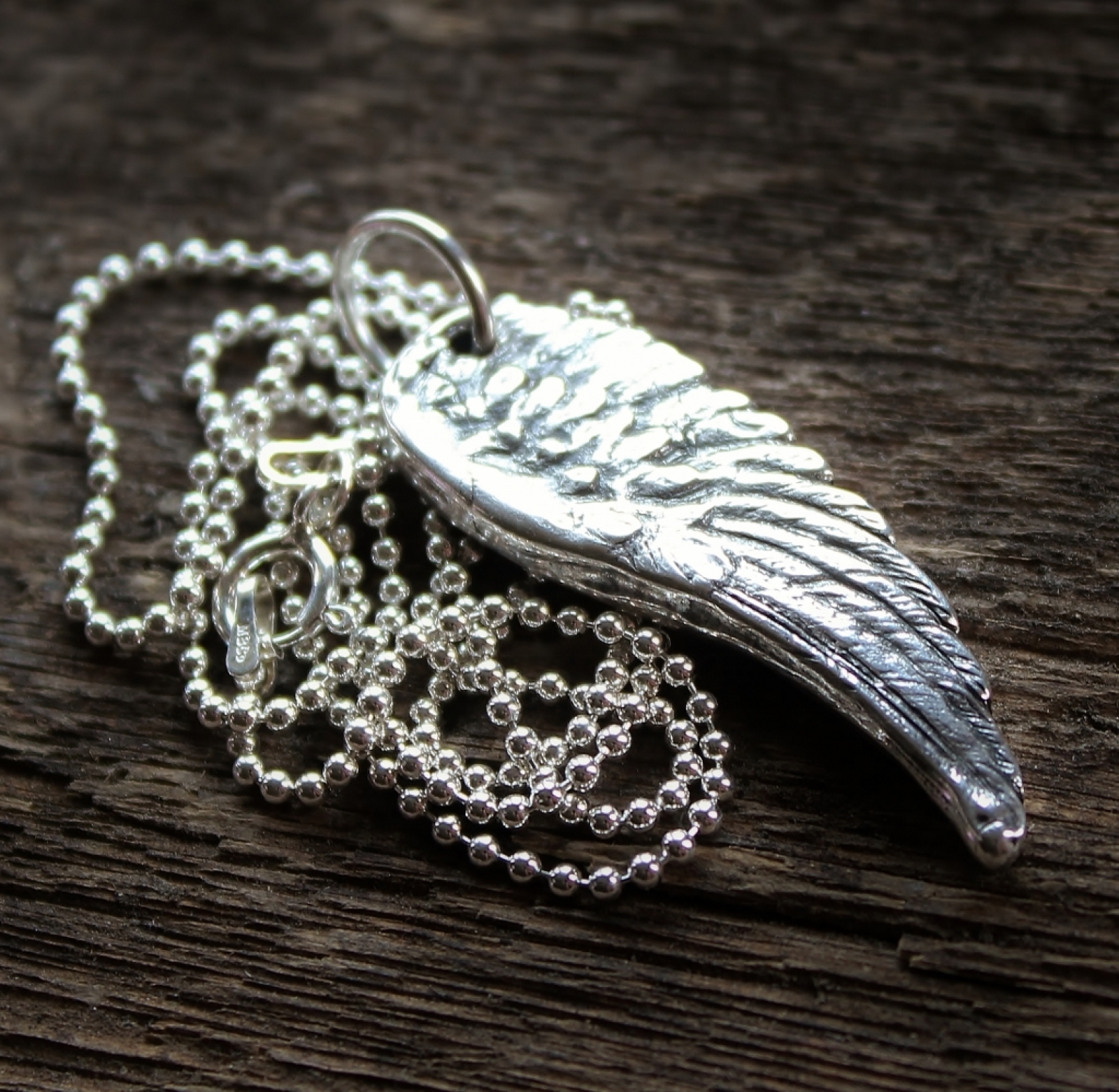 Personalized angel wing necklace online