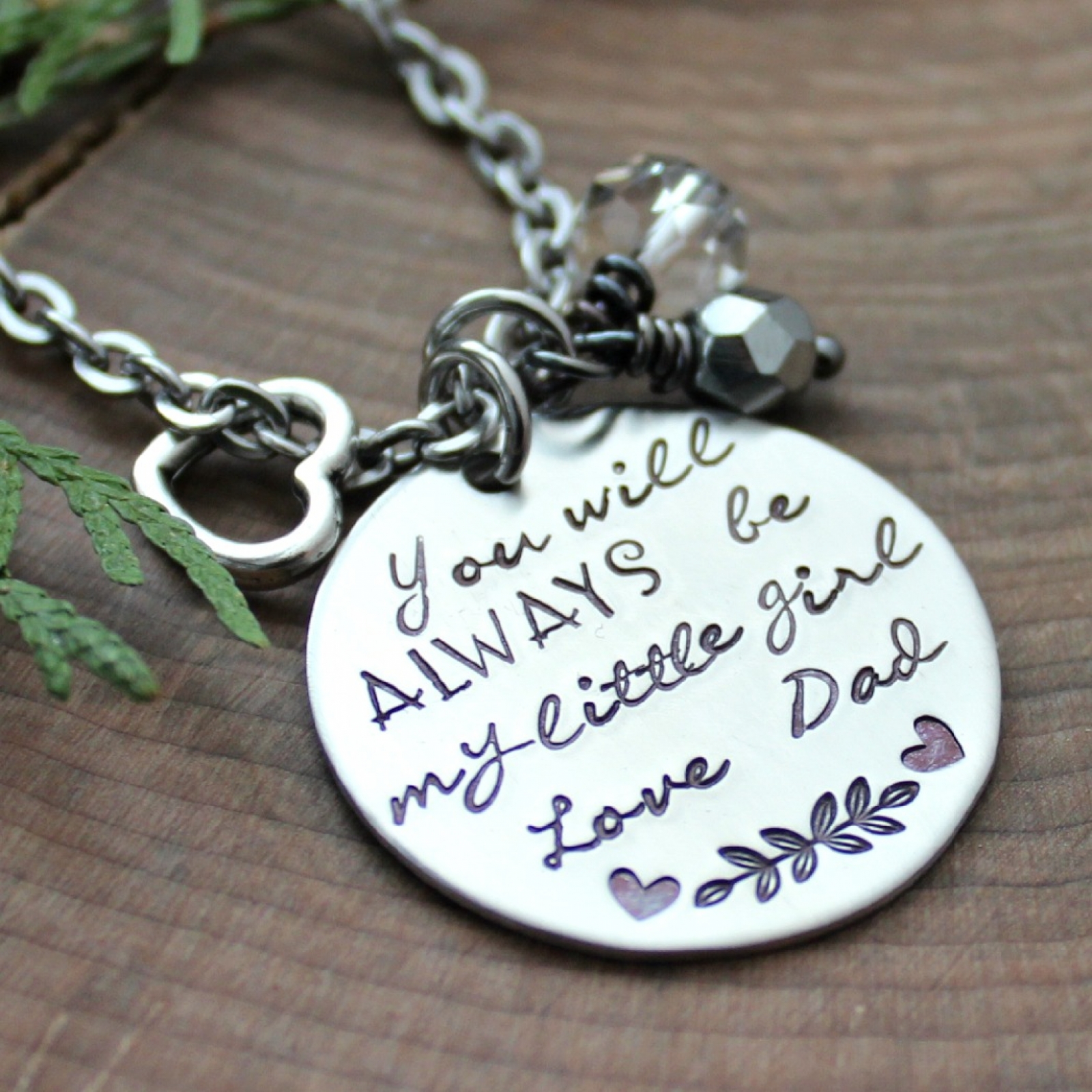 Amazon.com: Quote Engraved Necklace, Custom Engraved Disc - Inspirational  words or phrase Pendant - Personalized Sterling Silver Pendant - Engraved  Jewelry : Handmade Products