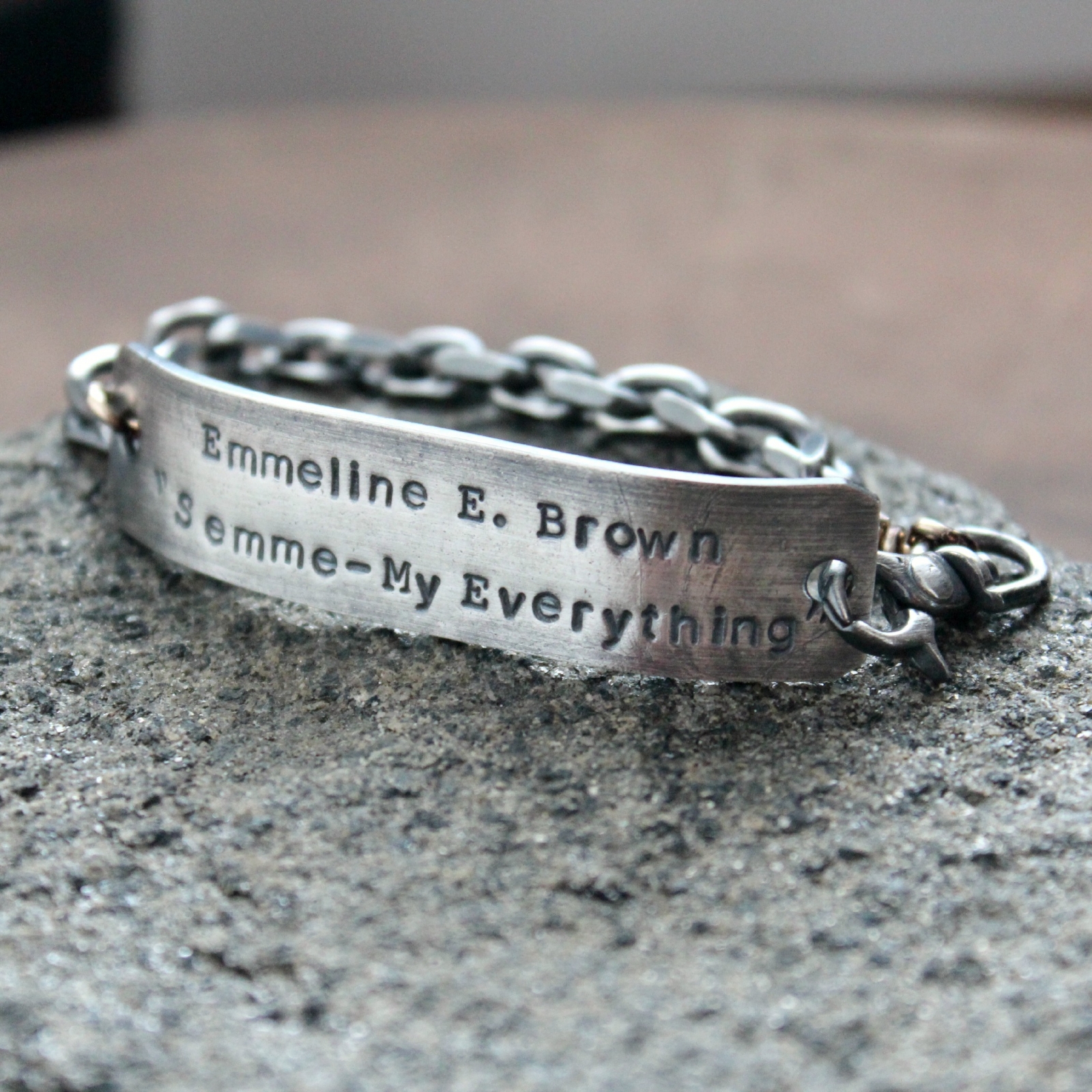 Mens bar discount bracelet