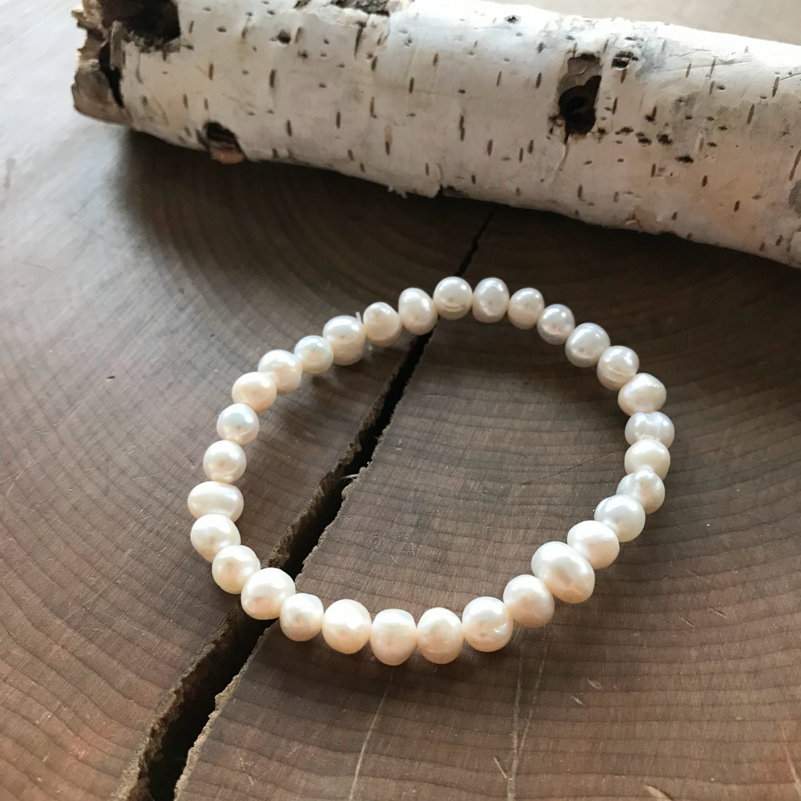 Fresh Water Pearl Bracelet, Classic Pearl Bracelet | 2 Sisters Handcrafted