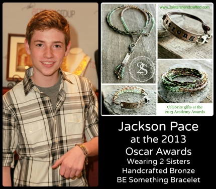 Jackson Pace sporting with 2 Sisters Handcrafted Unisex Bracelet Jackson Pace sporting with 2 Sisters Handcrafted Unisex Bracelet