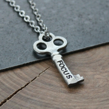 Key Word Inspirational Necklace - Personalized Word Necklace